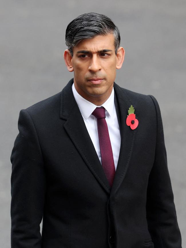 British Prime Minister Rishi Sunak. Picture: AFP