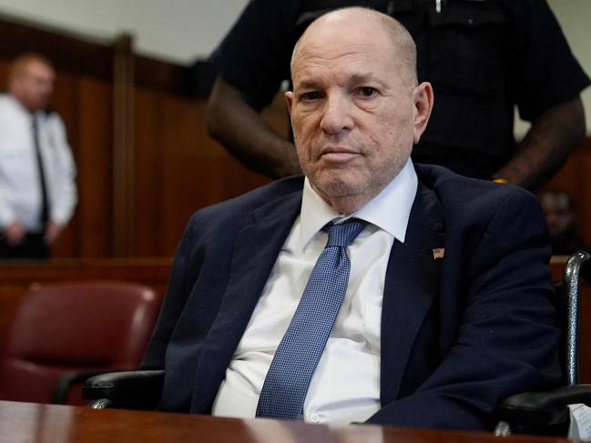 Harvey Weinstein, pictured here at a court hearing ahead of his retrial for sexual assault charges, at Manhattan Criminal Court in New York City. Picture: AFP