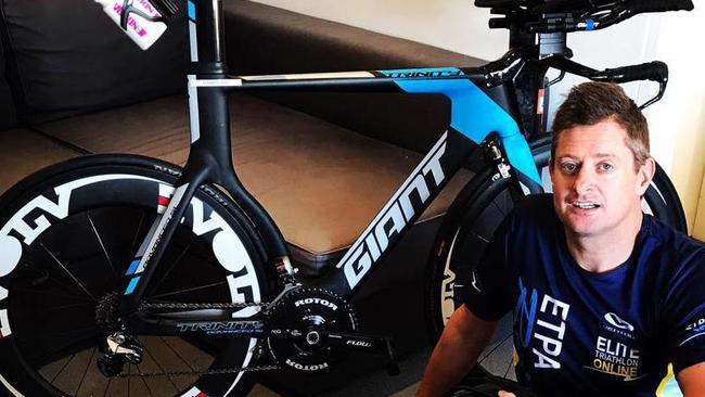 Hartland is a successful triathlete.