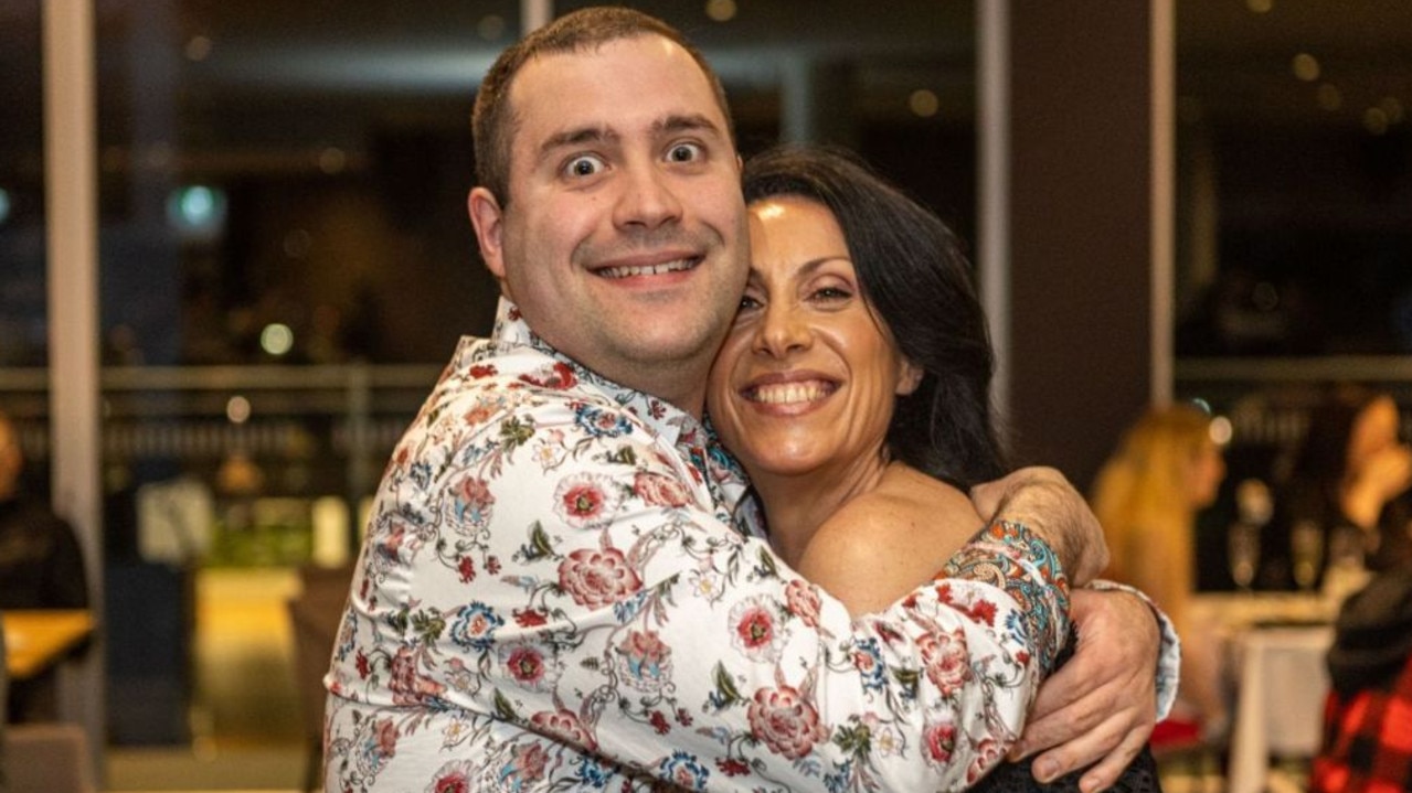 Michael Theo and his supportive Mum Vanessa Theo. Picture: Supplied.