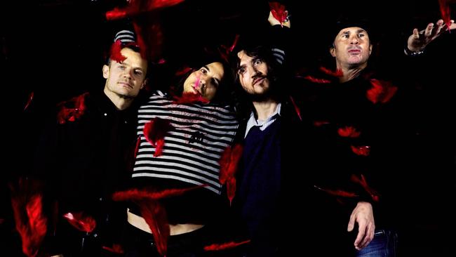 The band in 2006, around the release of Stadium Arcadium.