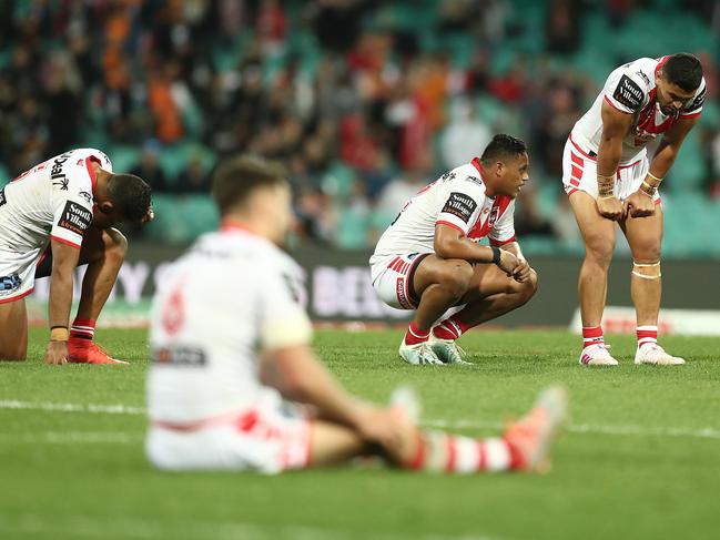 The Dragons were ‘embarrassing’ in 2019. Picture: Mark Metcalfe/Getty Images