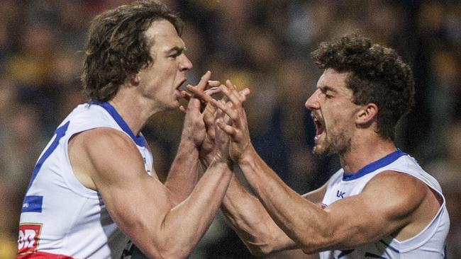 Liam Picken and Tom Liberatore will be keys for the Western Bulldogs. Picture: AAP Images.