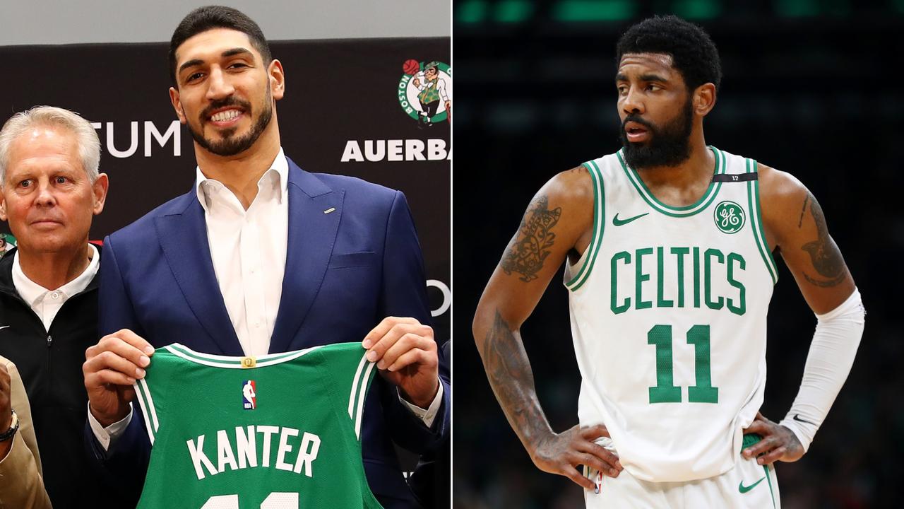Enes Kanter just had to do it.