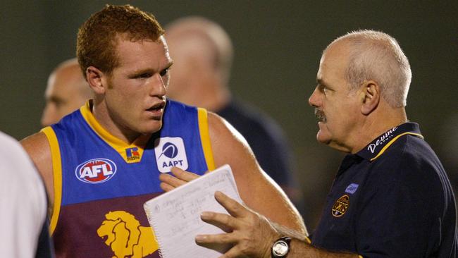 Leigh Matthews nailed premiership defender Justin Leppitsch with a classic one-liner in 2003.