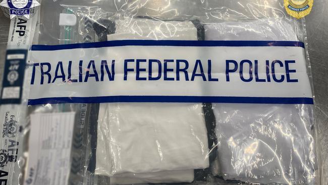 Donna Riccobono was arrested after the Australian Border Force searched her luggage and discovered more than 2kg of Methamphetamine in her suitcase. Picture: Australian Federal Police