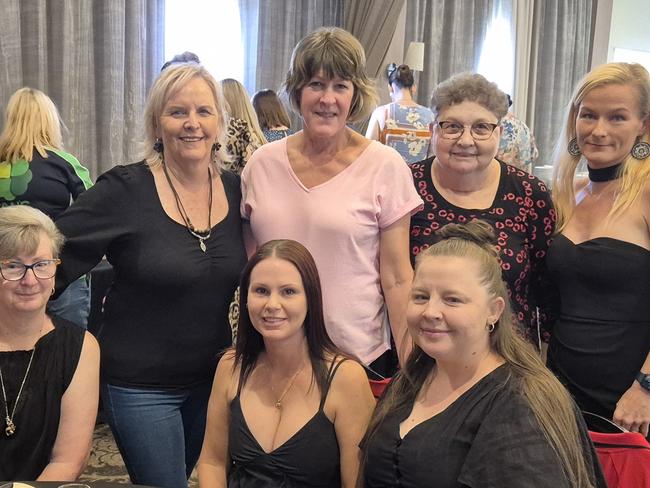 Front, Donna Quinn, Yvonne Lauff,Lynnette Dawes, Back, Bev Hidasi, Bernie Lamb, Christine Wilcox and Catherine Fridh