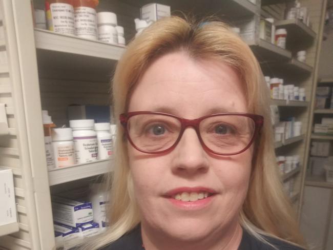 Fort Worth pharmacy technician Carolyn Martinez, originally from WA, didn't hesitate to take the vaccine because she is concerned that she may not be able to return home and see her elderly father without proof she's immune. Picture: Supplied