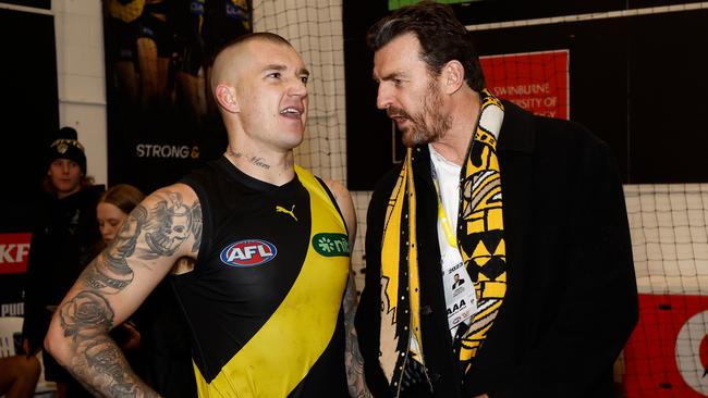 Dustin Martin is contracted to Richmond until the end of the 2024 season. Picture: Getty Images