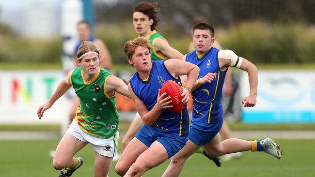 Padua’s Fletcher Bayne gets his team moving forward. Pic: Getty.