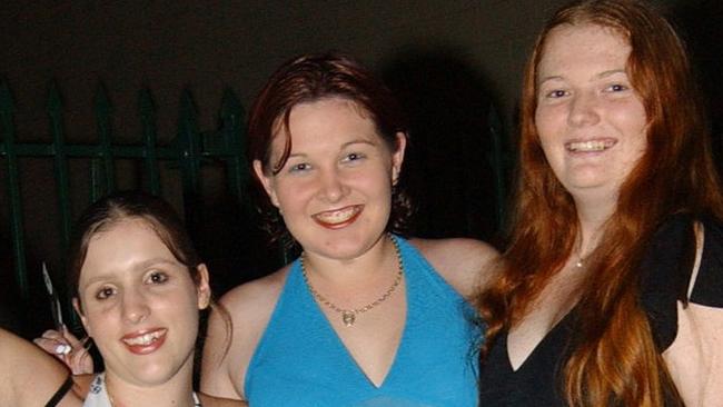 Lisa Parlor, Maree Rolfe & Sarah Pomeroy on Flinders Street East Pic Bryan Lynch AD385026