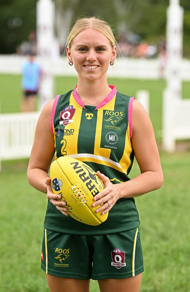 QAFLW captain Kelsee Sills. Pic Lyndon Mechielsen/Courier Mail