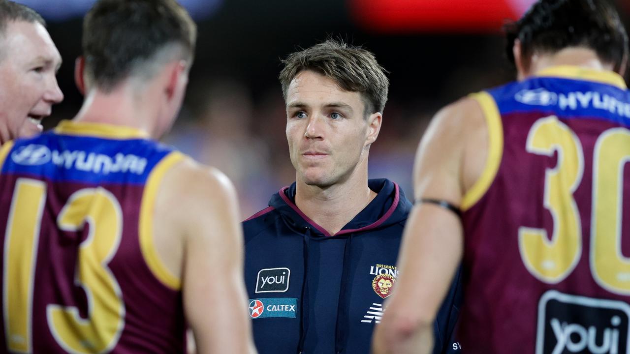 Lincoln McCarthy was one of several Lions players injured. (Photo by Russell Freeman/AFL Photos via Getty Images)