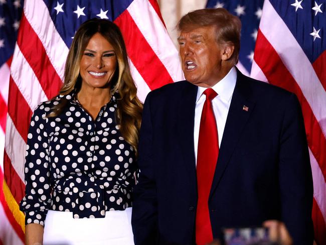 Donald Trump with former US First Lady Melania Trump at the Mar-a-Lago Club in Palm Beach, Florida. Picture: Alon Skuy/AFP