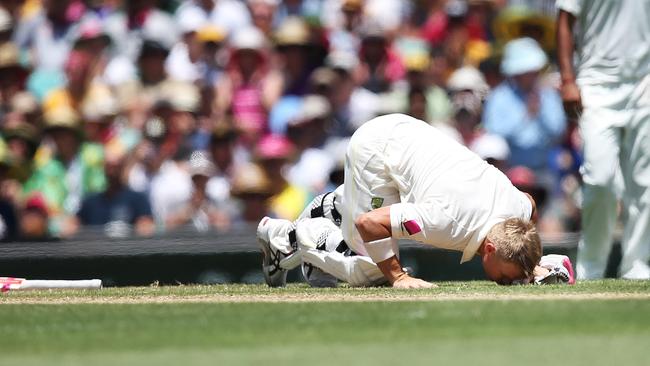 David Warner at the SCG. Picture: Phil Hillyard