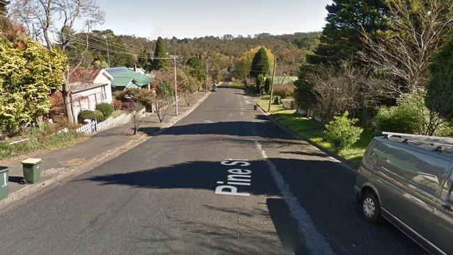 Patrick Kiernan was arrested at a home on Pine St, Katoomba, last week. Picture: Google Maps