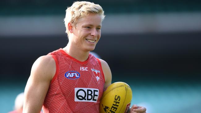 Isaac Heeney has been a frustrating player to own this season. Picture: AAP Image/Joel Carrett.