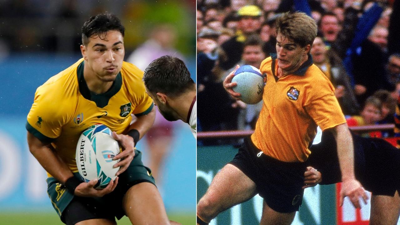 Jordan Petaia gets his first start at No.13 against England, while Tim Horan debuted in the same position for the Wallabies.