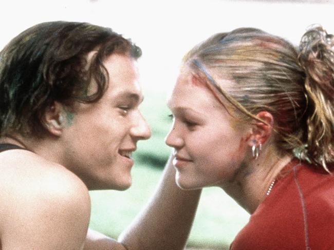 The American movie "10 Things I hate about you", which opens nationally on June 24. The movie stars new sensation Heath Ledger, who will also feature alongside Mel Gibson in the Australian movie "Two Hands". (AAP Photo)