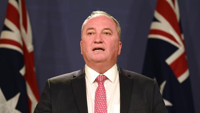 Deputy Prime Minister Barnaby Joyce says he offered to quit his role. Picture: NCA NewsWire/Jeremy Piper