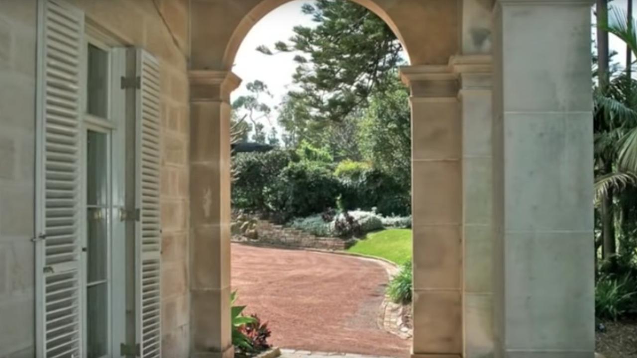 The sandstone building is also designed with a number of elegant arches. Picture: OOSGG