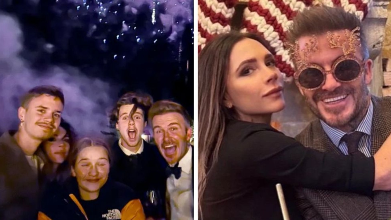 The Beckhams threw a NYE party.