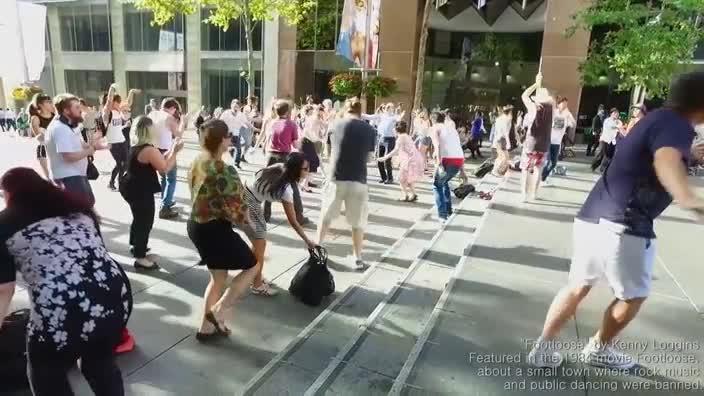 Footloose style protest against Sydney's lockout laws