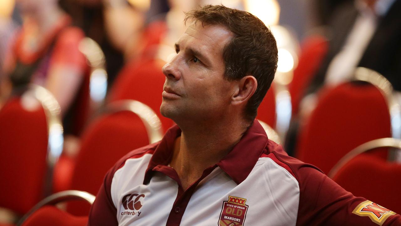 Mark Coyne. NRL Chief Executive Dave Smith joins past and present Queensland and NSW State of Origin players at Suncorp Stadium to promote the 100th game of Origin. Photographer: Liam Kidston.