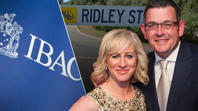 The Independent Broad-based Anti-corruption Commission has requested files from Victoria Police relating to its response to a 2013 car crash involving Premier Daniel Andrews and wife Catherine. Digitally altered image