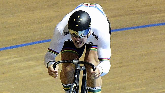 World Champion Matthew Glaetzer competing at <i>The Advertiser</i> Track Down Under TDU event at the Adelaide SuperDrome earlier this year. Picture: Bianca De Marchi