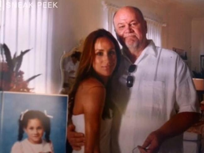 Thomas Markle and Meghan Markle during happier times. Picture: Nine Network