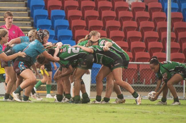 Mackay Cutters vs Townsville Blackhawks Harvey Norman U17's Saturday 22 February 2025 Picture:Michaela Harlow
