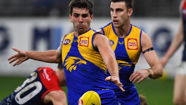 Gaff won the West Coast best and fairest in 2015. Picture: Daniel Carson/AFL Photos via Getty Images