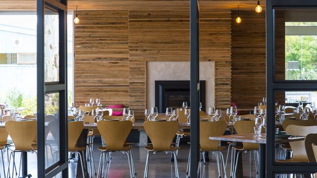 The dining room at The Farm Eatery, Barossa Valley. Picture John Kruger