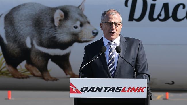 QantasLink CEO John Gissing said the harsh rhetoric was a ‘classic Rex tantrum’. Picture: Sam Rosewarne