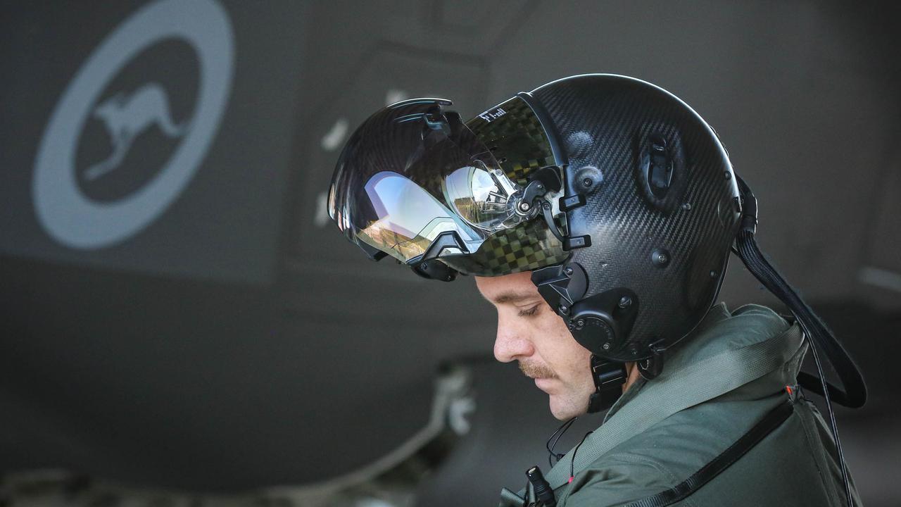 Australian Top Gun's prepare for a mission as one of RAAF's new additions , The F-35A Lightning 2 will be among 50 fighting planes involved in Exercise Arnhem Thunder 21 over the Top End . Picture Glenn Campbell