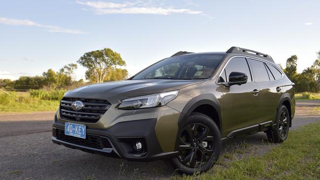 Stepping off the bitumen can be done with confidence and the Outback tackles gravel terrain with ease courtesy of all-wheel drive.