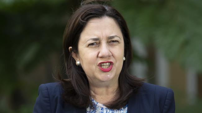 Queensland Premier Annastacia Palaszczuk on Friday. Picture: Sarah Marshall