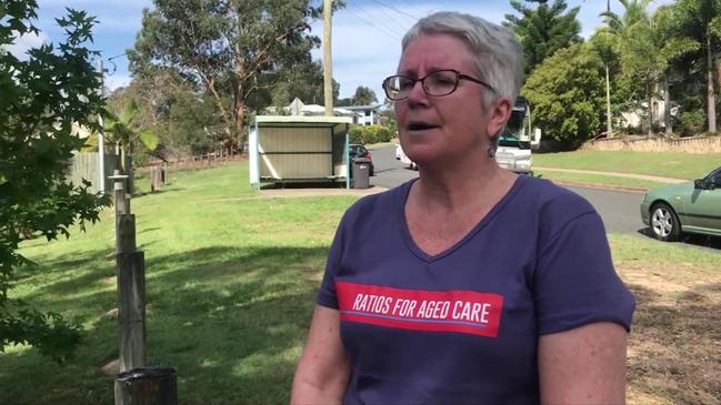 Gympie Aged Care protest at Cooinda