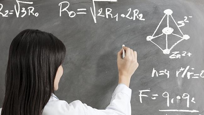 Thinkstock image of teacher at blackboard. NO ARCHIVING