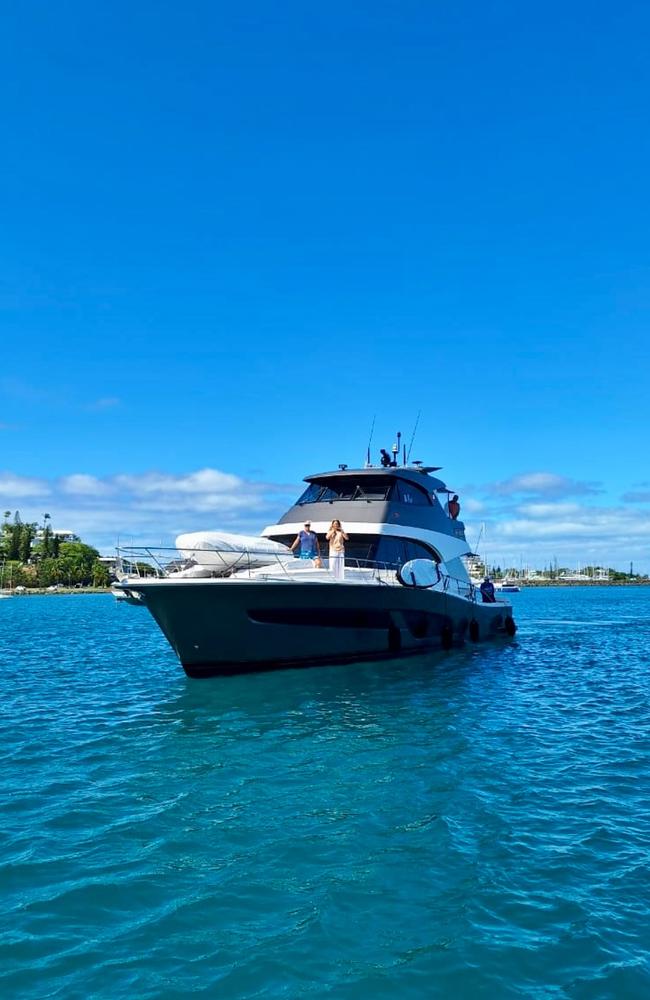 She helped deliver the Riviera 64 sports motor yacht to the client in Fiji.