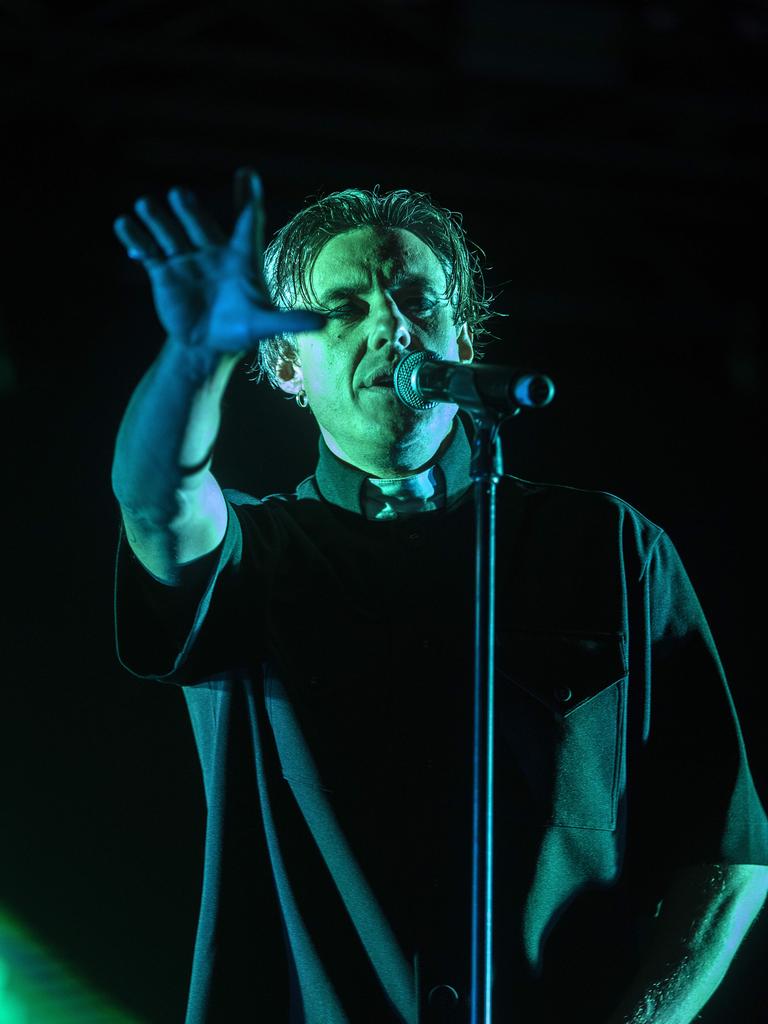 Confidence Man perform at the Veronicas concert, Hobart. Picture Chris Kidd