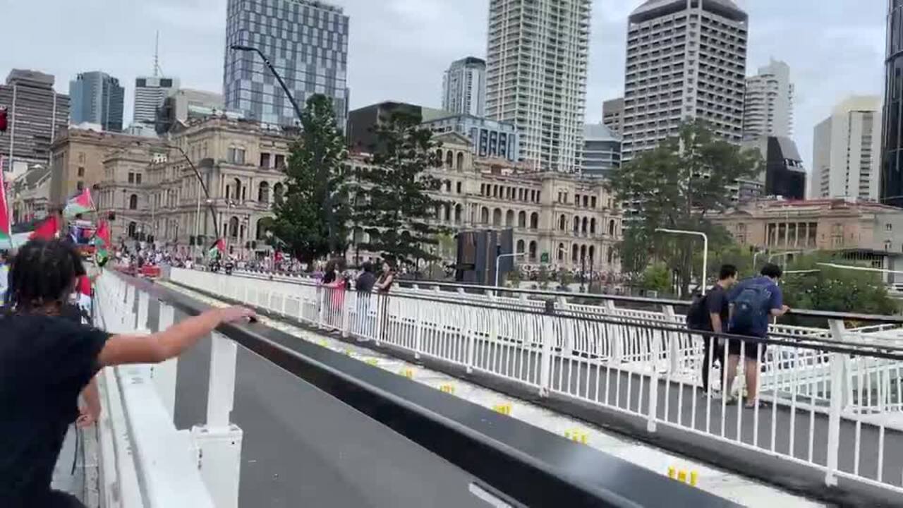 All Out for Palestine Rally and March in Brisbane