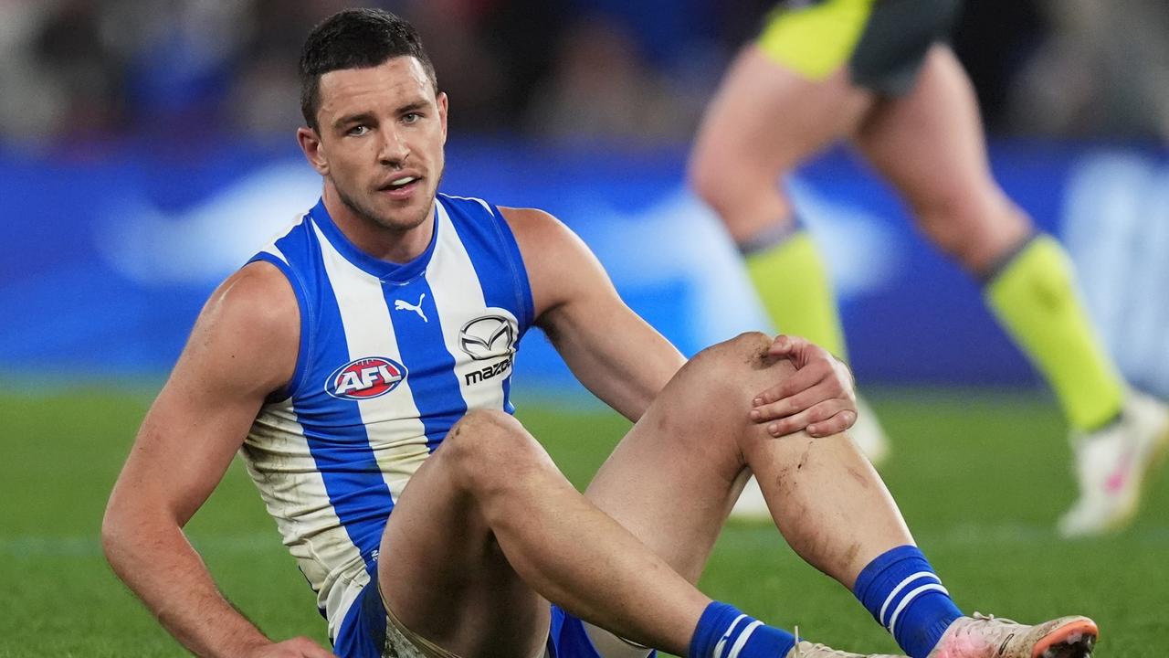 North Melbourne coach Alastair Clarkson says star midfielder Luke Davies-Uniacke will take his place against Melbourne on Saturday night despite undergoing scans earlier this week. Picture: Daniel Pockett / Getty Images