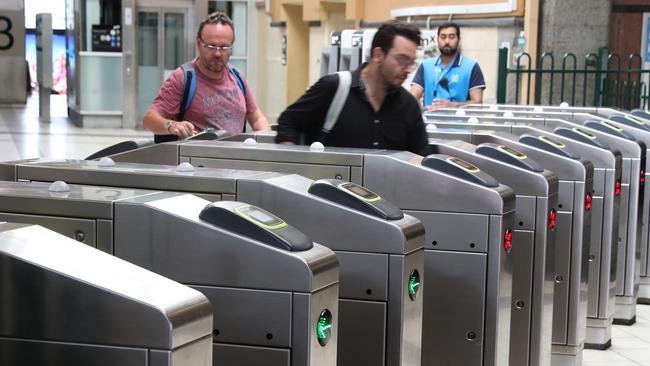 Public Transport Minister Ben Carroll last month announced that US company Conduent had won the contract to upgrade the troubled Myki system. Picture: David Crosling