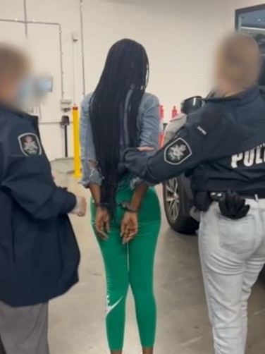 One of four alleged international drug couriers, accused of attempting to smuggle cocaine into Australia on board a flight from the United States to Melbourne. Picture: ABF