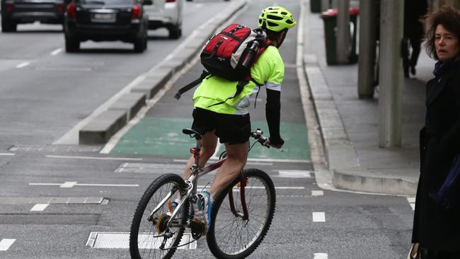 Cyclists are in the crosshairs of the City of Sydney deputy mayor. Picture: Craig Wilson