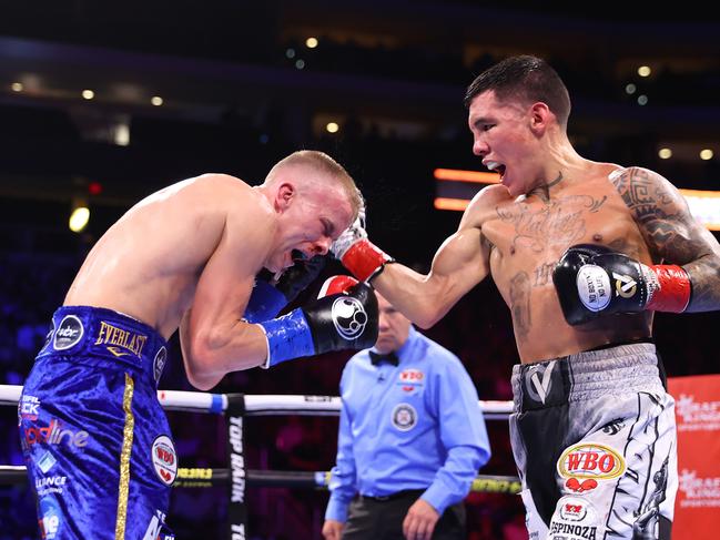 It was another painful defeat for Liam Wilson, who again fought brilliantly, winning the early rounds and even earning the respect of Oscar Valdez.