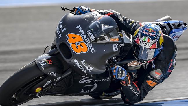 Australian Jack Miller in testing on the Pramac Ducati in Malaysia. Pic: Supplied