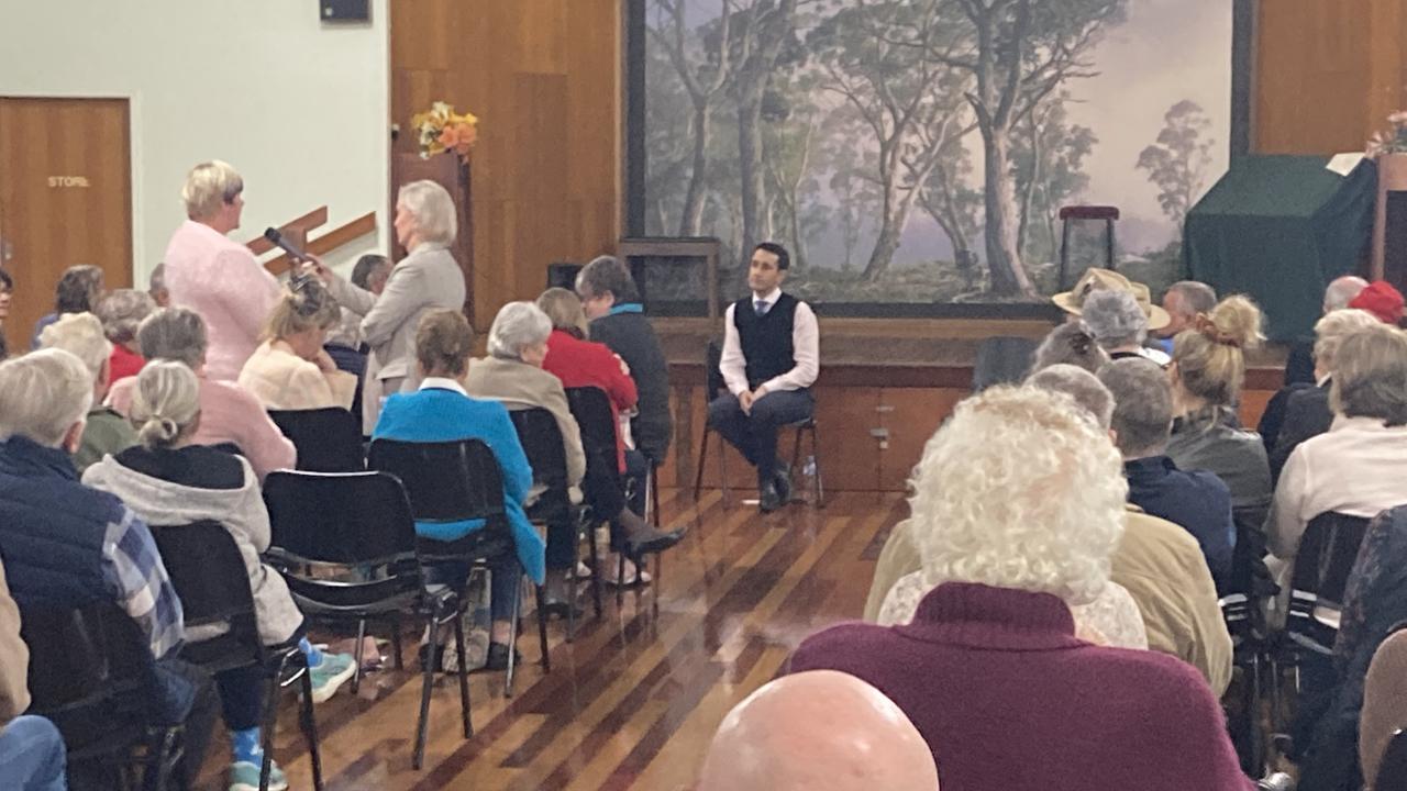 Gympie MP Tony Perrett said a July town hall meeting in Gympie about the hospital’s health services suggested a different picture than what health Minister Yvette D’Ath had described in her response.